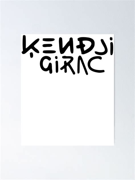 Póster MEJOR VENDEDOR Mercancía del logotipo de Kendji Girac de