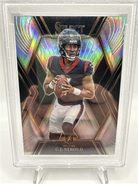 2022 Panini Select CJ Stroud Silver Prizm XRC SSP PSA 10 GEM Texans