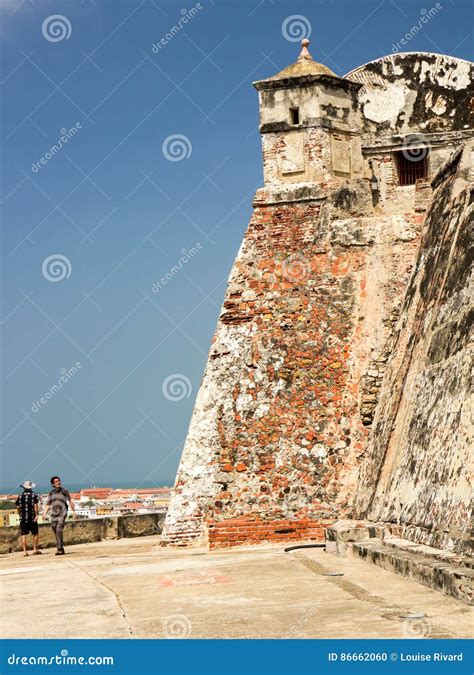 Castle Of San Felipe De Barajas Editorial Image Cartoondealer