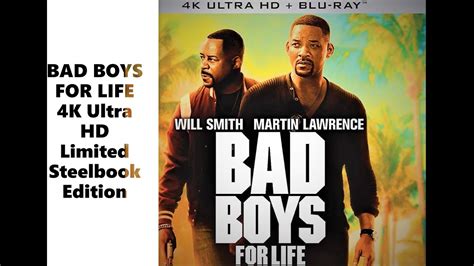 Bad Boys For Life Amazon Exclusive Steelbook 4k Ultra Hd Blu Ray