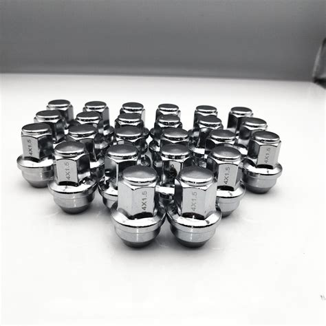 24 Lug Nuts Acpz 1012 B 14x15 Chrome Factory Style Lugs Fits Ford F150