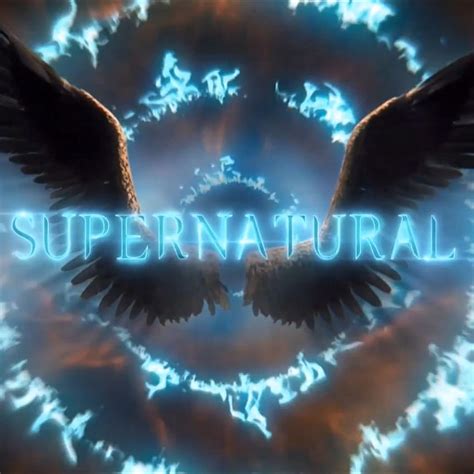 Supernatural Opening Intro Supernatural Season 14 Title Card And Background Supernatural Logo