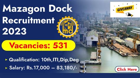 Mazagon Dock Recruitment 2023 MDL Recruitment 2023 MDL Form Mai