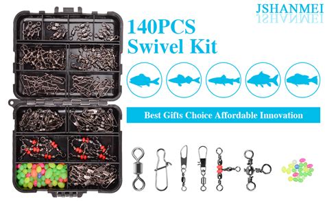 Fishing Swivels Accessories Tackle Box Including Worm Fishing Hooks