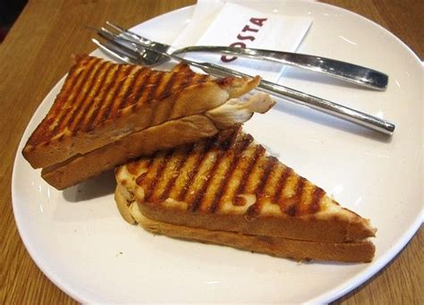 Cheese And Tomato Toastie Costa Costa Coffee Delicacy Nom Nom Latte