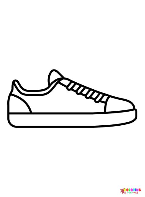 30 Dibujos De Zapatillas Para Colorear ColoringPagesOnly