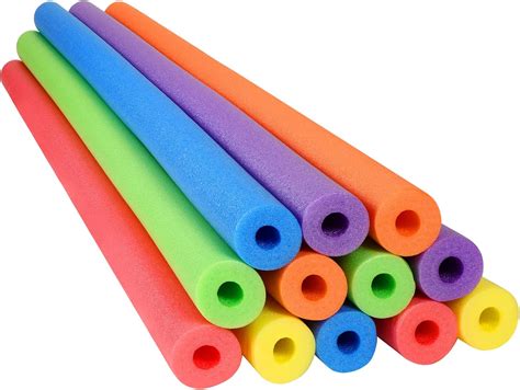 Nezyo 12 Pack Jumbo Pool Noodles Large Swim Noodles For Swimming And Craft Projects In Nepal