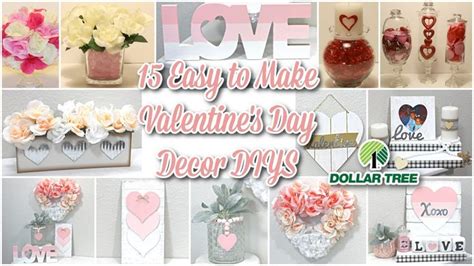 15 Easy To Make Dollar Tree Valentine S Day Decor DIYS DOLLAR TREE