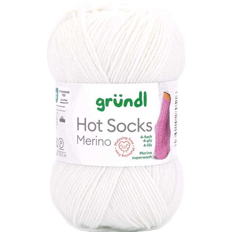Gruendl Hot Socks Merino Farbe 01 weiß 26 6176 01