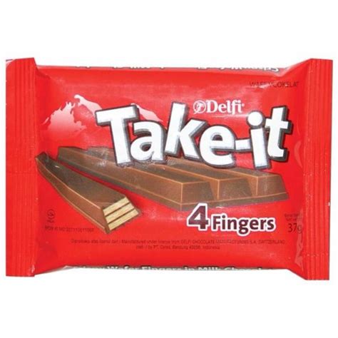 Delfi Take It Wafer Fingers Cokelat G Lazada Indonesia