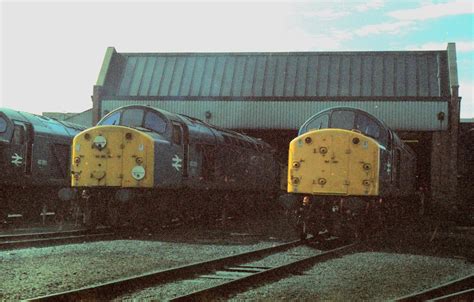 English Electric Class 40 Diesels Haymarket 1980 Ng Flickr