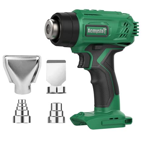 Cordless Heat Gun 18V MAX Lithium Ion 4 0Ah Battery Hot Air Gun Fast Heating Portable Heat Gun