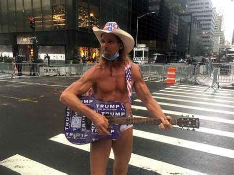 The Naked Cowboy Spotted At Pro Trump Rally During Capitol Riot In Washington D C Photo