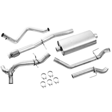 2023 Sierra 1500 Performance Cat Back Exhaust Crew Or Double 62l Dual Rear No Tips