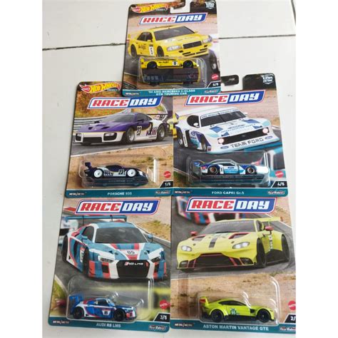 Hot Wheels Premium Race Day Porsche Audi Ford Mercedes Shopee Malaysia