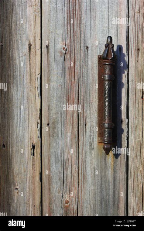 Vintage Worn Wooden Door Stock Photo Alamy