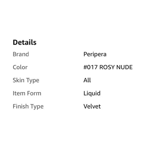 Peripera Makeup Nib Peripera Ink The Velvet Lip Tint In 7 Rosy Nude Opened But Never Used