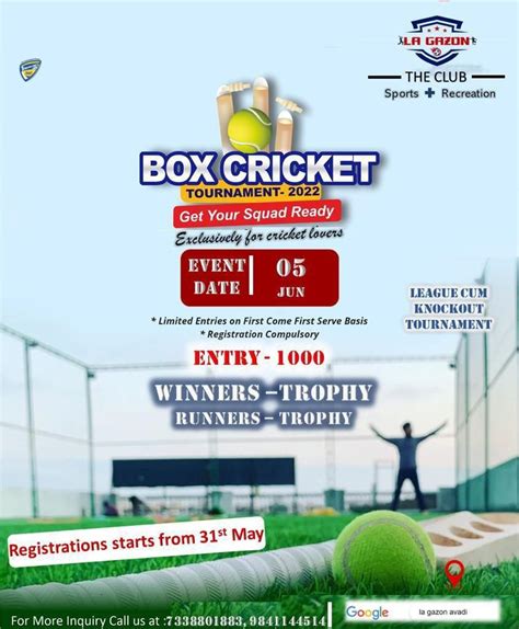 Box Cricket Tournament