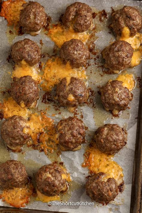 Bacon Cheeseburger Meatballs The Shortcut Kitchen