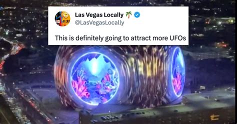 A Massive Led Sphere In Las Vegas Is Being Called “the Worlds Largest