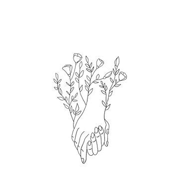 "Bloom" Sticker for Sale by Maya H :) | Redbubble