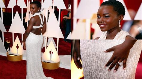 Oscars 2015 6000 Pearls And More On Lupitas Gown India Today