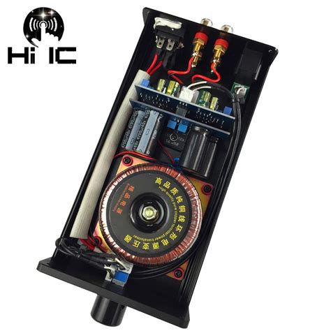 LM3886 AB 듀얼 채널 클래스 2.0 오디오 스테레오 고출력 증폭기, HIFI 68W + 68W, 가정용 알루미늄 인클로저 ...