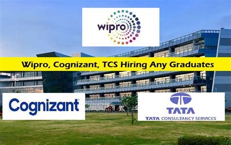 Wipro Cognizant TCS Hiring Any Graduates For Various Roles Don T