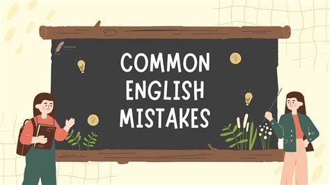 Don T Make These Mistakes In Englishl Common English Mistakes You May