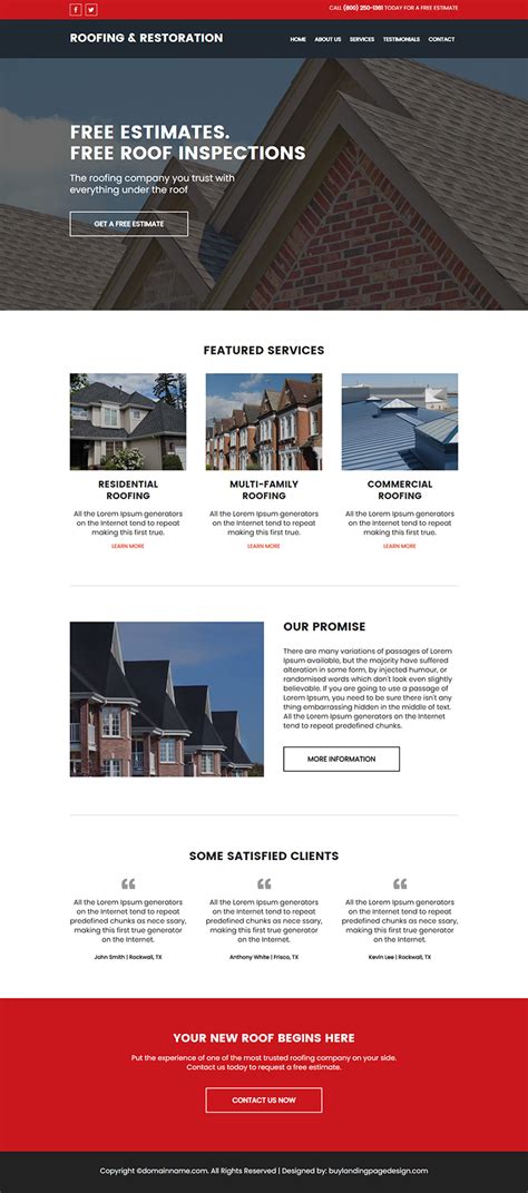 Want To Create Your Roofing And Restoration Service Website