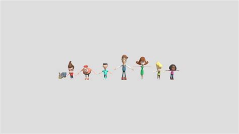 Jimmy Neutron Characters Download Free 3d Model By Jamessmartguy