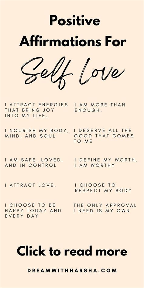 27 positive affirmations for self love – Artofit