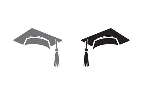 Graduation Hat silhouette Illustration Artwork 47535535 Vector Art at ...