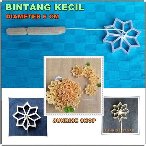 Jual Cetakan Kue Kembang Goyang Bentuk Bintang Kecil Di Lapak Sunrise