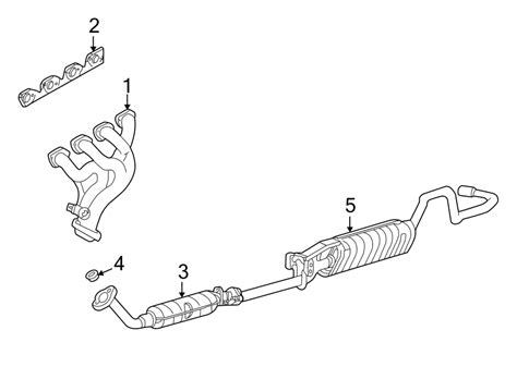 ZZP013450 - Mazda Exhaust Manifold. 2.3 & 2.5 LITER, 2.5 liter | Mazda Car Parts Online ...