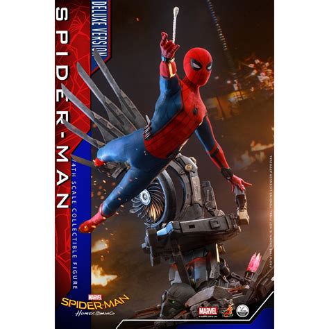 Hot Toys QS Spider Man Homecoming Spider Man Deluxe Version KU สนคาใหม Shopee
