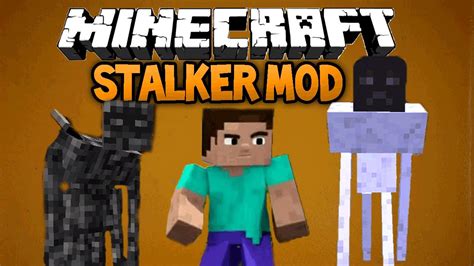 Minecraft Stalker Mod Scariest Mod Ever Youtube