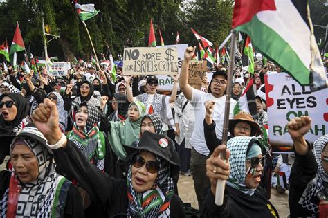 Aksi Bela Palestina Di Jakarta ANTARA Foto