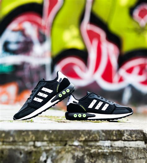 Кроссовки Adidas LA Trainers 3S Black-Green купить в Краснодаре