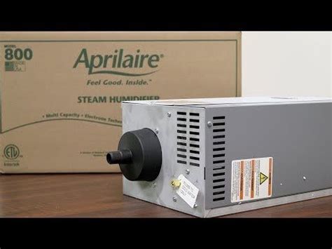 Aprilaire 800 - Series 800 Steam Humidifier - The Aprilaire Model 800 ...