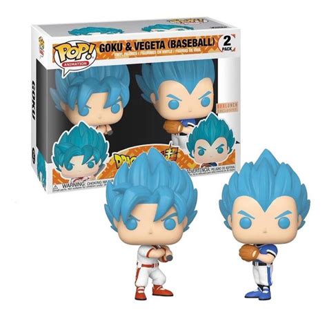 Funko Pop Goku And Vegeta Baseball Boxlunch Dragon Ball Meses Sin Intereses