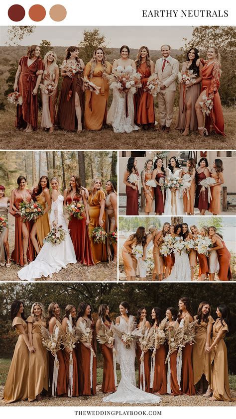 Trending-Bridesmaid-Dress-Colour-Palettes-Earthy-Neutrals - The Wedding Playbook