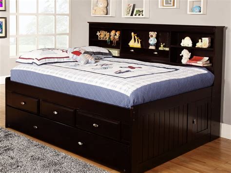 Full Trundle Bed With Storage | Home Design Ideas