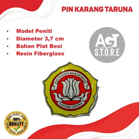 Jual PIN LENCANA KARANG TARUNA MURAH Shopee Indonesia