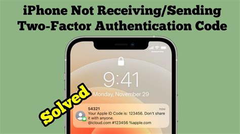 IPhone Not Receiving Sending Two Factor Authentication Code Via Texts