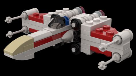 Lego Moc X Wing Chibi By Dujk Rebrickable Build With Lego