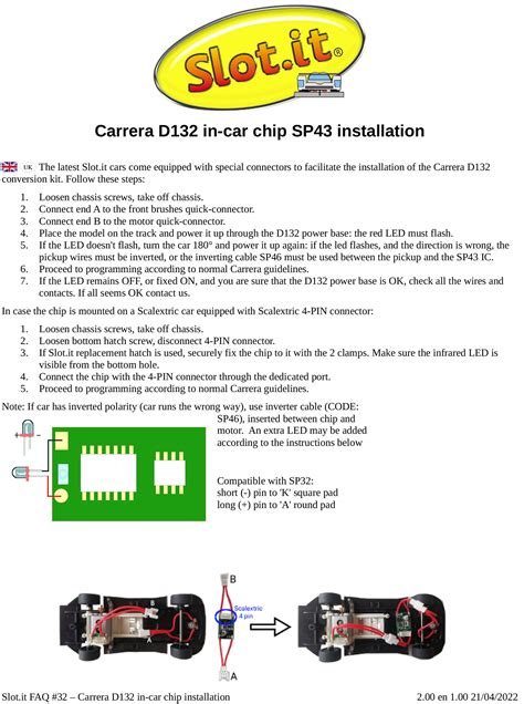 Slot.it SP43 Universal Carrera digital Chip - Slot Car-Union