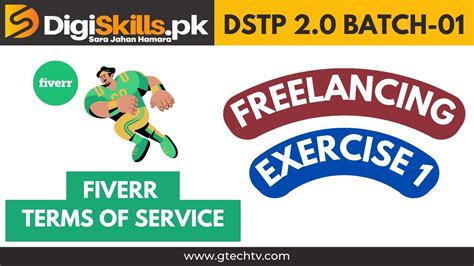 Digiskills Freelancing Exercise Batch Solution Fiverr Terms