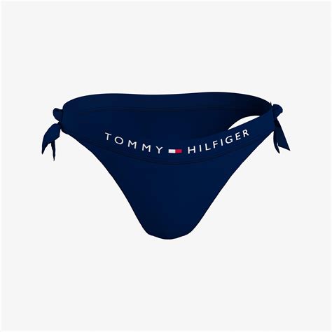 Tommy Hilfiger Side Tie Cheeky Kadın Mavi Bikini Altı KADIN Mayo