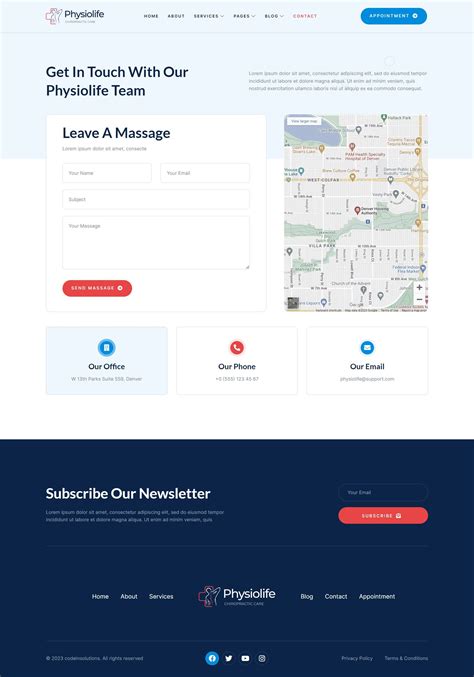 Physiolife - Chiropractic & Physiotherapy Elementor Template Kit